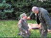 Teraz ju� twarz my�liwego jest bardziej kolorowa, tak ka�e tradycja i zwyczaj my�liwski.