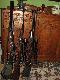 od lewej I�12 w kal 16/70, Tikka T3 kal. 7x64 i I� 94 w kal. 12/76/7,62x53R