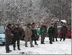 Zbi�rka przed polowanie w K� Ostoja Opole w dniu 14.01.2006. (czwarty od prawej m�j ojciec  Pawe� senior) 