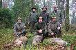 15 grudnia 2013. Dziczki strzelili, od lewej -  Leszek, Maciek i Grzesiu;.