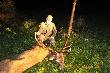 A tutej szcz�liwiec ze swoj� zdobycz� po wyci�gni�ciu byka z m�odnika. Jest to dziesi�tak regularny wieniec ko�o 6kg waga tuszy 152 kg , wiek 9-10 lat
