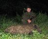Mia� by� byk, a wyszed� wycinek. S�o�ce na niebie, a on defiluje przez ��k�. Zgodnie z zasad� "je�li �w. Hubert daje, trzeba bra�", z�o�y�em si� do strza�u. Po lekkim wyprzedzeniu przed gwizd zatrzyma�em bro�, a gdy �eb dzika "wjecha�" na krzy� lunety, poci�gn��em za spust. Zosta� w ogniu.