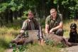 �yciowy odyniec Marcina kt�rego podeszli�my na  30 krok�w podczas wieczornego polowania z podchodu . Waga 136 kg:-)