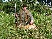 Kozio� strzelony 15.07.2006. Waga 13 kg. Char�ak nie wytarty. Ca�y czas kiedy go obserwowa�em trzepa� �bem.