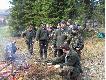 Po polowaniu wsp�lne ognisko u st�p Jaworzyny