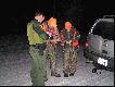 Niespodzianka. Kontrola przedstawiciela ministerstwa zasob�w naturalnych Kanady. Taki ich stra�nik posiadaj�cy szerokie uprawnienia czyli CONSERVATION OFFICER.