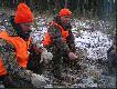 Ma�y skromny posi�ek z kie�basek. Trzeba co� upolowa� to b�d� lepsze frykasy.