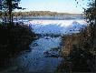 A na �niegu na lodzie mn�stwo �lad�w wilkow