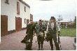 Polowanie na kaczki w s�siednim kole"Hubertus" u kol.Marka (stoj�cy w �rodku). 