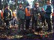 Od lewej January, Kuba i Waldek Ko�uchowscy
